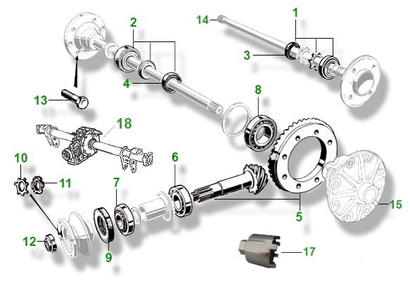 Paraolio Semiassi (105 - 1^ Serie) 52/30/10 mm